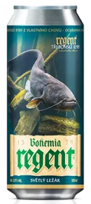 Bohemia regent pivo vodní říše sumec 0,5 l