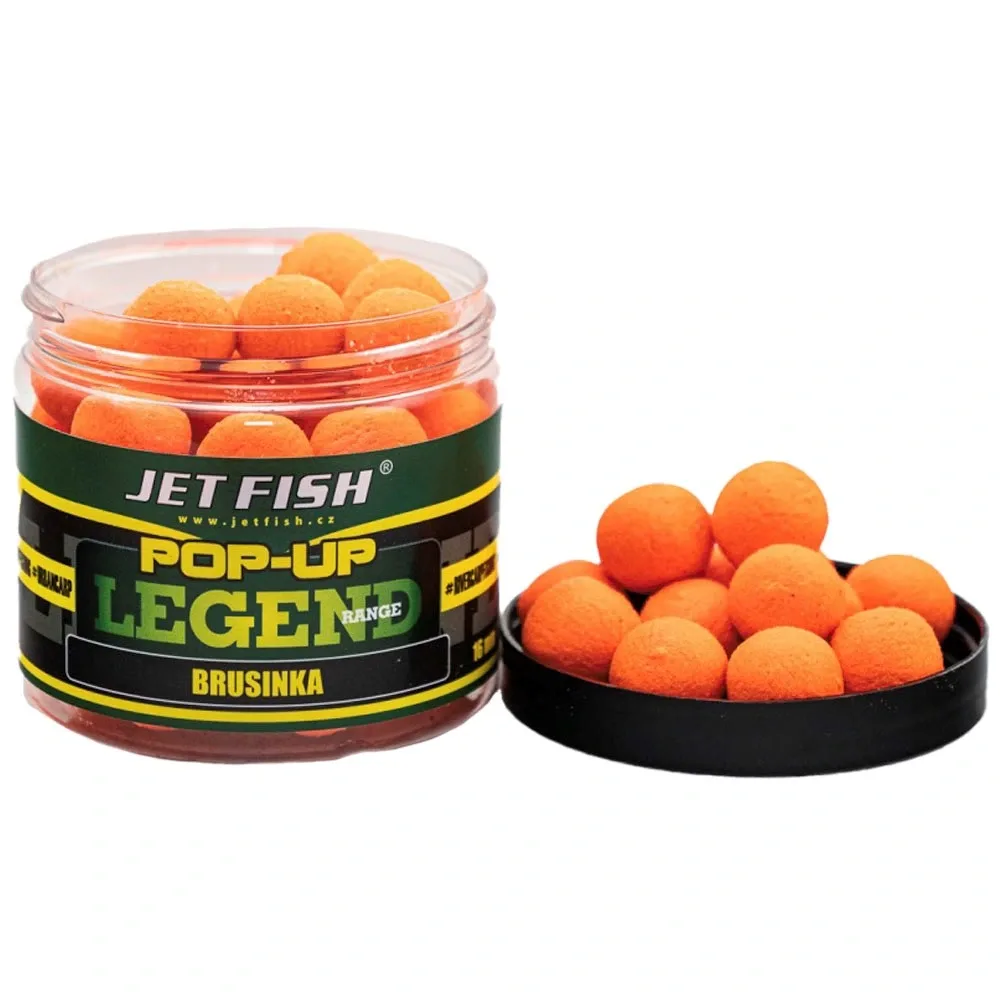 Jet Fish Plovoucí Boilie Legend Range Brusinka Hmotnost: 40g, Průměr: 12mm