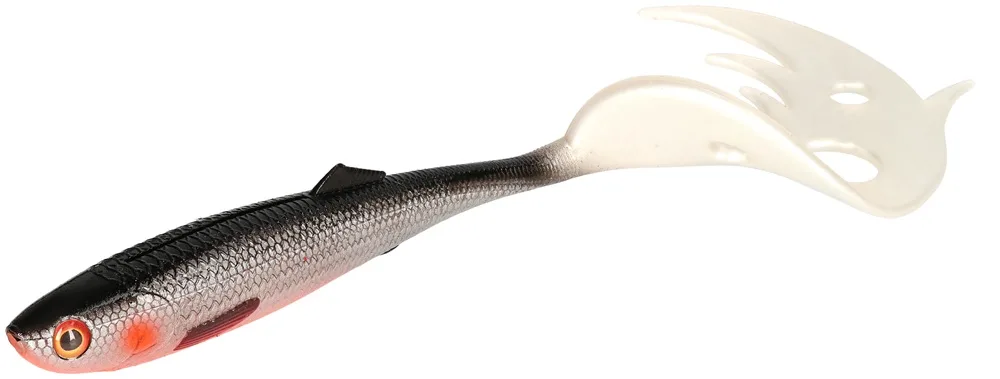 Mikado gumová nástraha sicario pike tail roach balení - 14 cm 13 g 2 ks