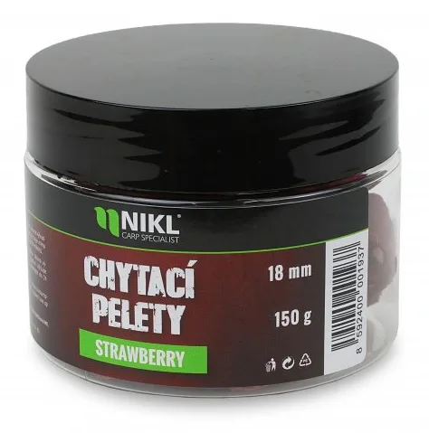 Nikl Chytací Pelety Strawberry 250g Hmotnost: 250g, Průměr: 10mm