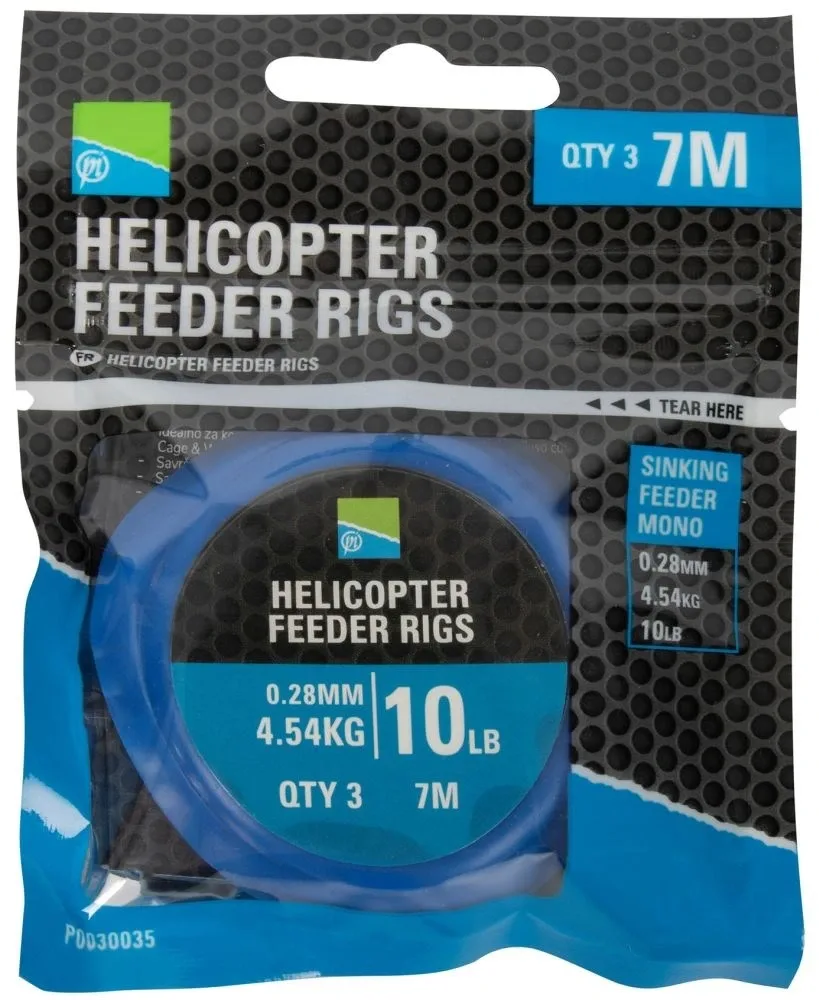 Preston Návazec Helicopter Feeder Rigs 0,28mm 4,54kg 7m