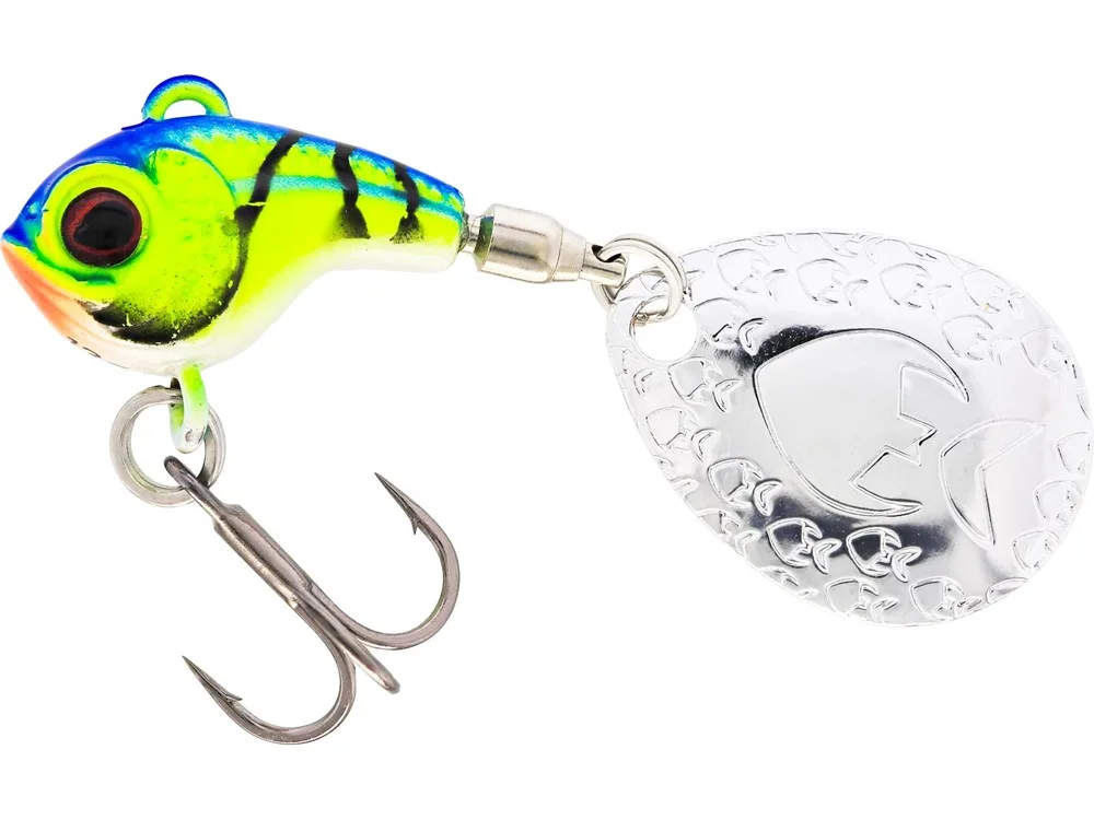 Westin nástraha dropbite tungsten spin tail jig chartreuse blue craw - 1,6 cm 7 g
