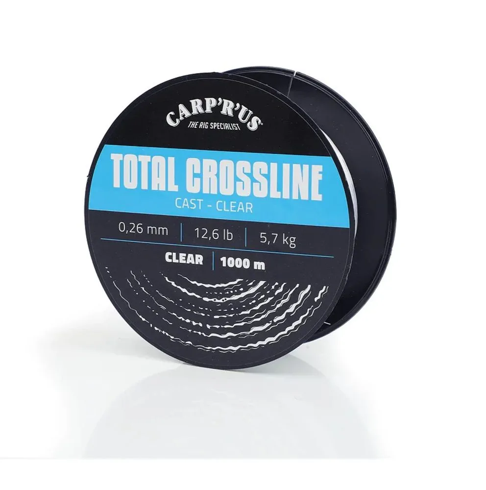 Carp´R´Us Vlasec Total Crossline Cast Clear 1000m - 0,31mm 7,7kg – Carp ´R´ Us