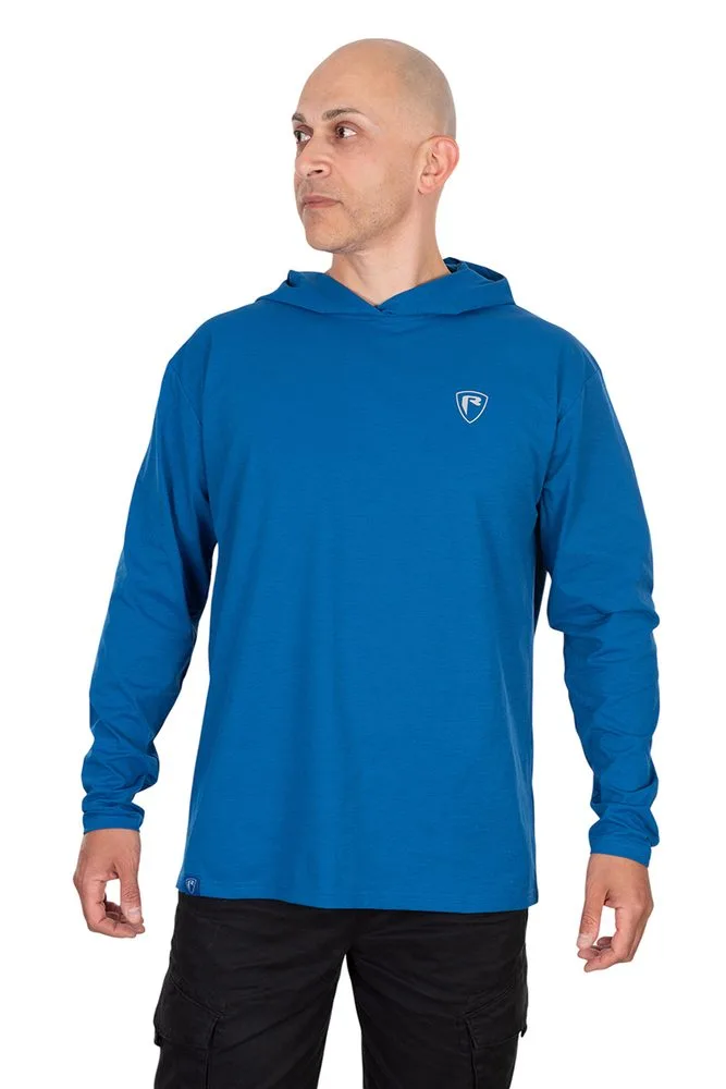 Fox Rage Triko Blue Hooded T - XL