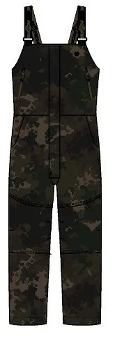 Korda kalhoty polar salopettes dark kamo - s