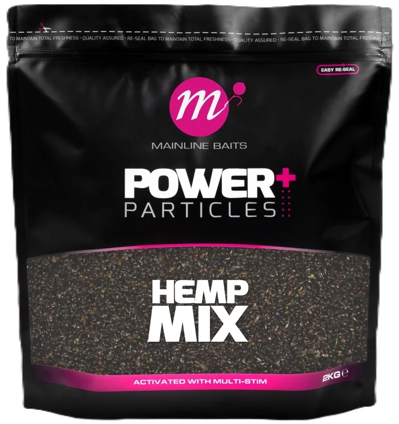 Mainline ochucený partikl power+ hemp mix 2 kg