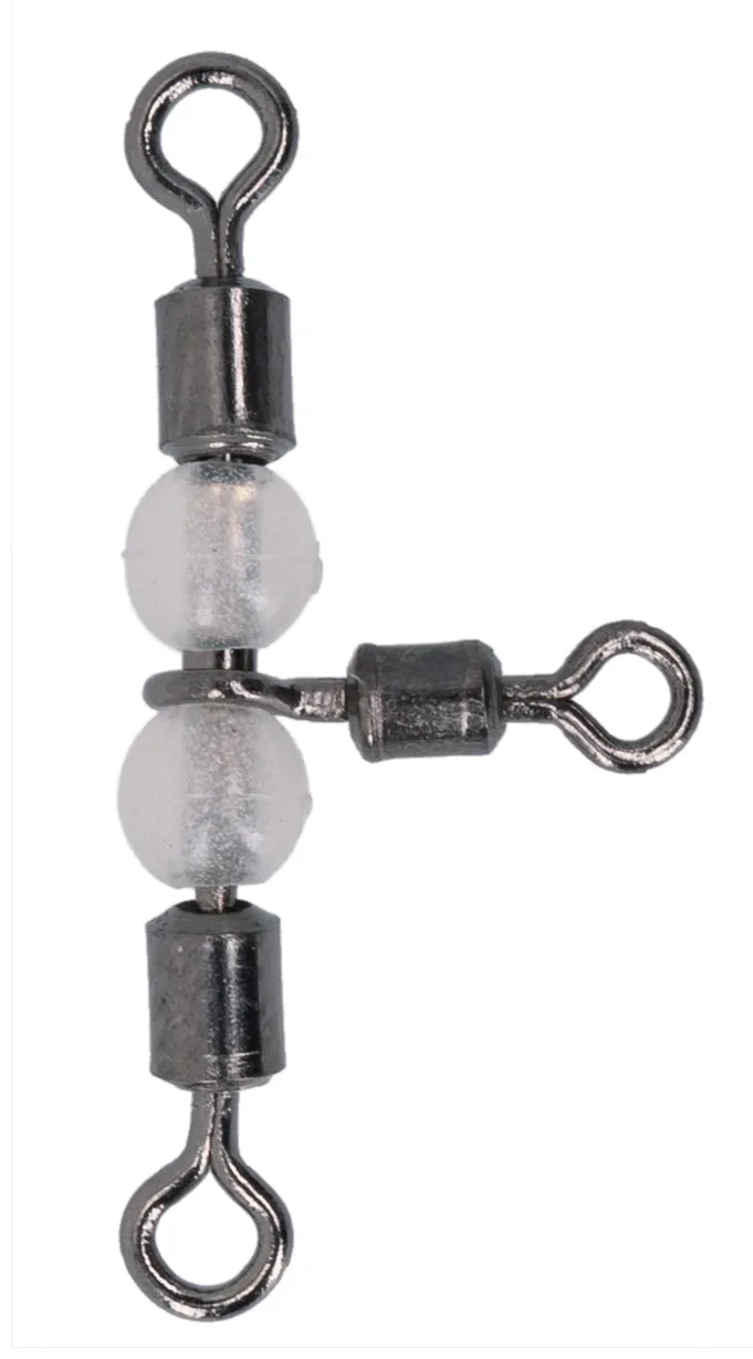 Mikado Trojobratlík s Korálky Roller Swivel Triple With Beads 5ks Nosnost: 30kg, Velikost: #5/6