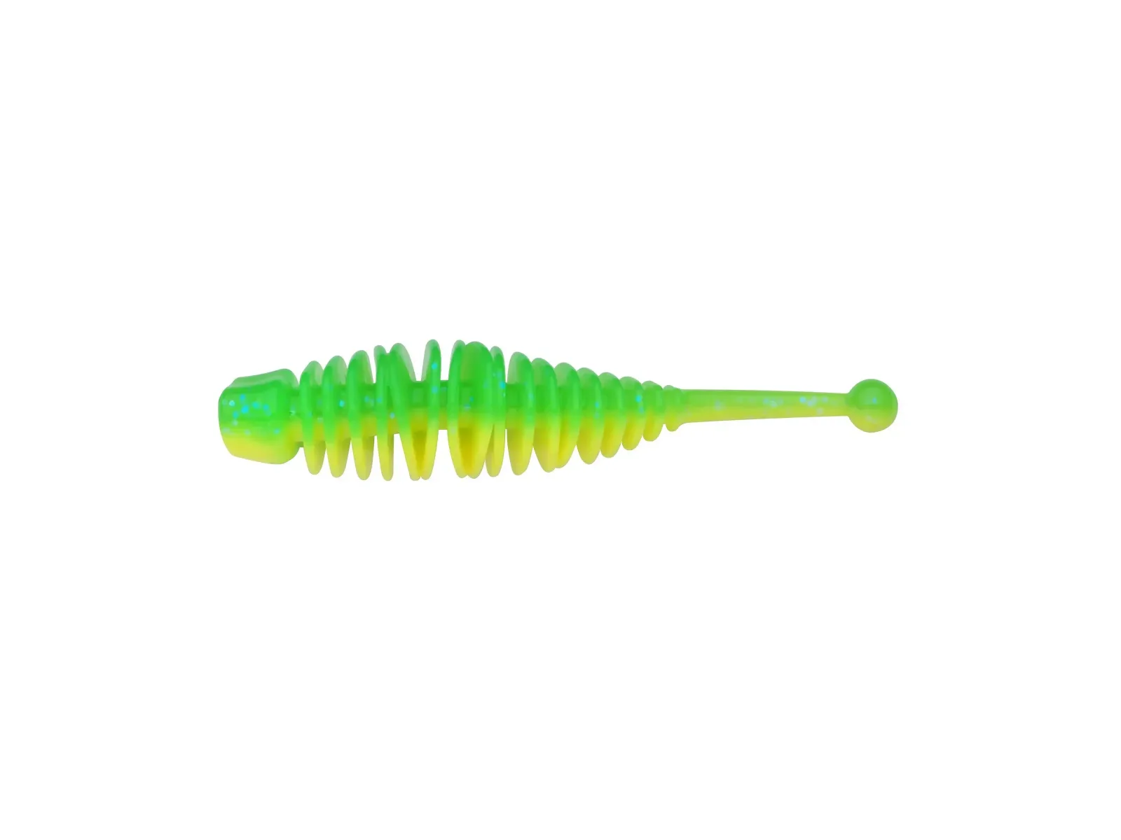 Berkley Gumová Nástraha PowerBait Power Naiad Spring Green Sunshine Yellow Délka: 7cm, Počet kusů: 8ks