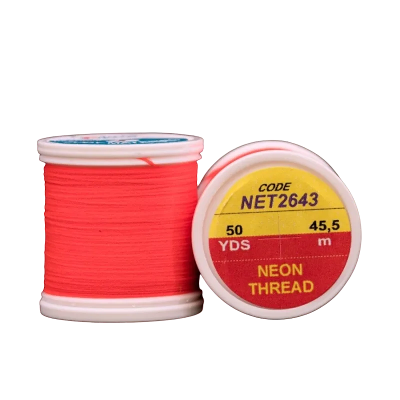 Hends Nit UV Neon Threads Fluo Red