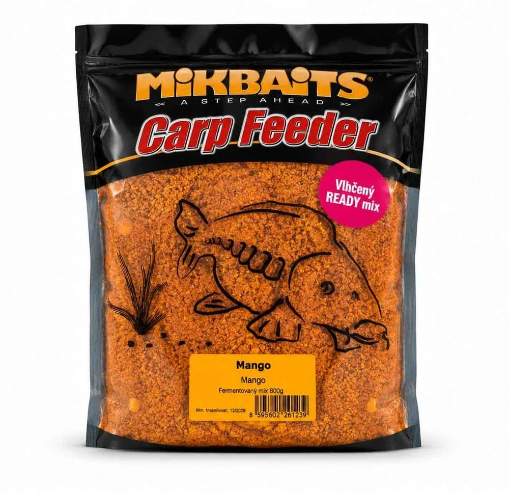 Mikbaits Fermentovaný vlhčený Ready mix 800g - Amur