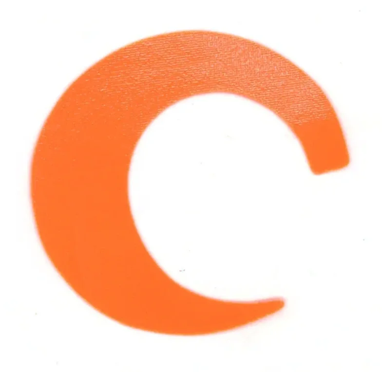 Pacchiarini Ocásky Wiggle Tails Orange Fluo Délka: 5cm, Počet kusů: 6ks, Velikost: M