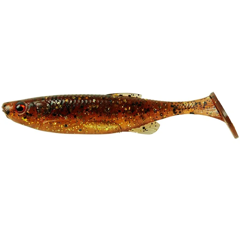 Savage Gear Gumová Nástraha Fat Minnow T Tail Bulk Motoroil UV Délka: 7,5cm, Hmotnost: 5g