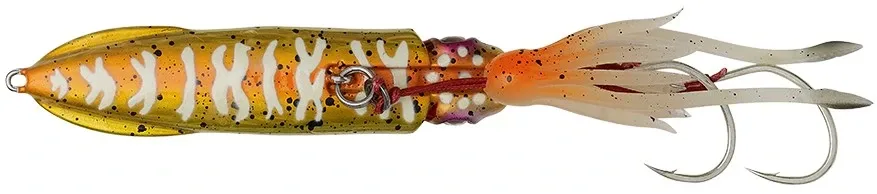 Savage Gear Nástraha Swimsquid Inchiku Orange Gold Glow Délka: 9,7cm, Hmotnost: 150g