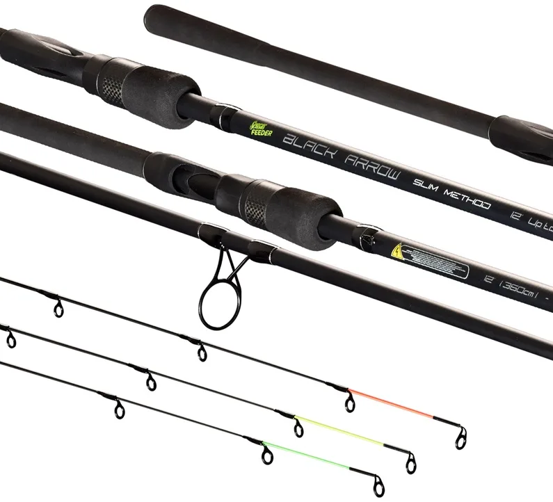 Sensas prut black arrow slim method 3,6 m 80 g 2-díl
