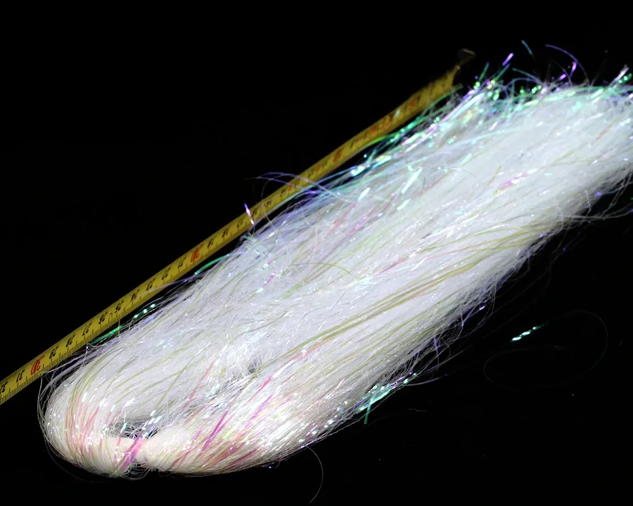 Sybai Streamerové Vlasy Magnum Sparkle Hair White UV Pearl
