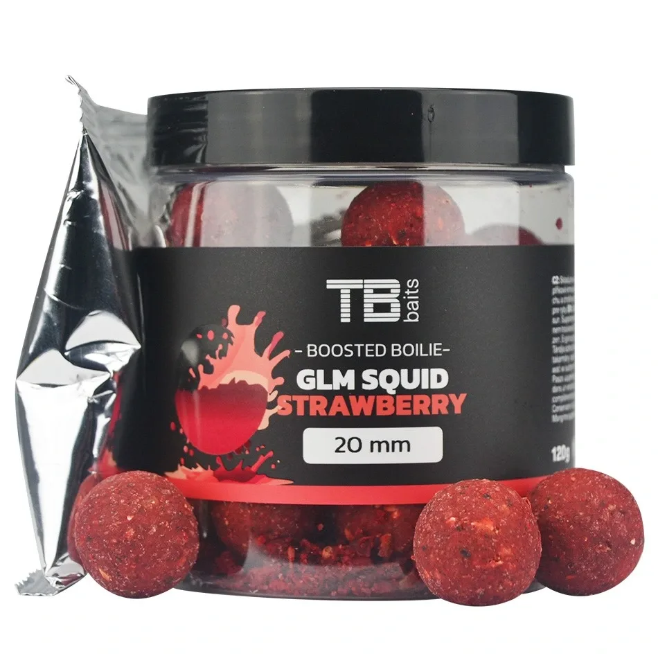 TB Baits Boosterované Boilie Squid Strawberry 120g Průměr: 24mm