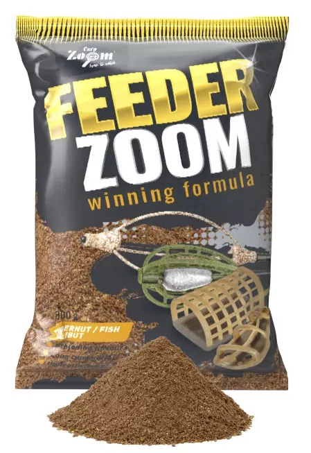 Carp zoom feederzoom krmítková směs 1 ks - tygří ořech ryba halibut – CARPZOOM