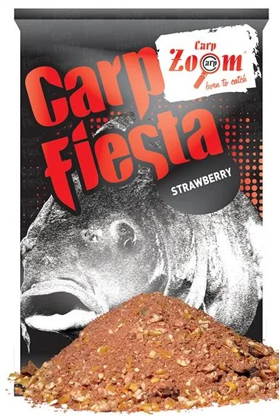 Carp zoom krmítková směs carp fiesta groundbaits xxl carp červená jahoda 1 kg – CARPZOOM