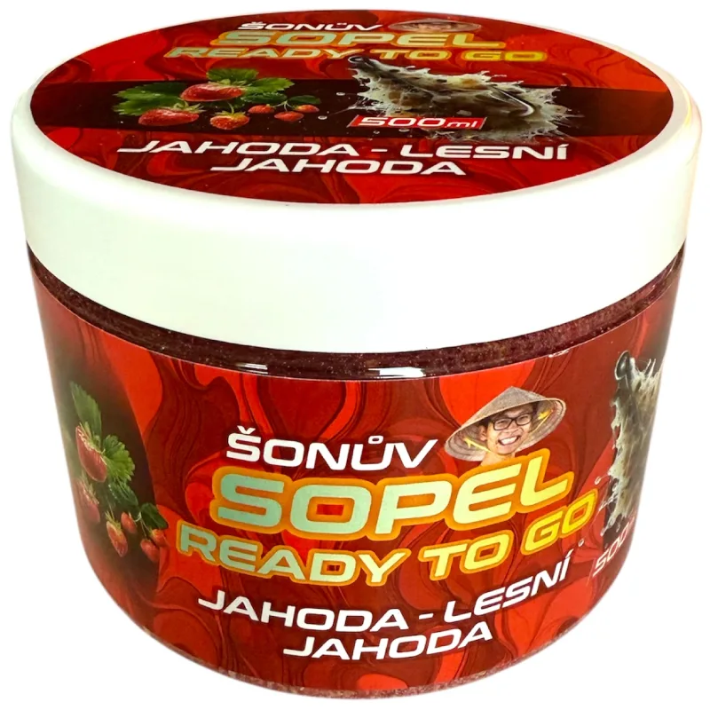 Dk fishing šonův sopel ready to go jahoda/lesní jahoda 500 ml