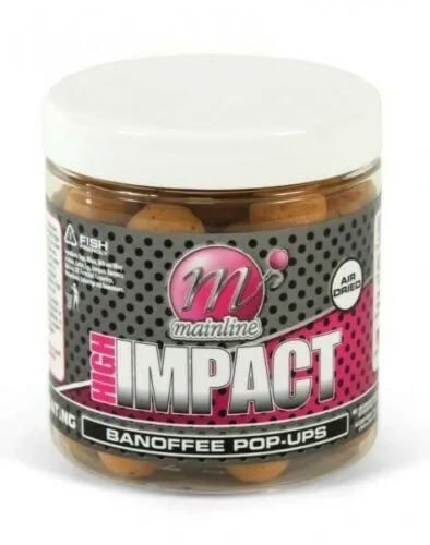 Mainline Boilies Pop-up High Impact 15 mm Průměr: 15mm, Příchuť: Banofee