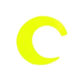 Pacchiarini Ocásky Wiggle Tails Yellow Fluo Délka: 5cm, Počet kusů: 6ks, Velikost: M