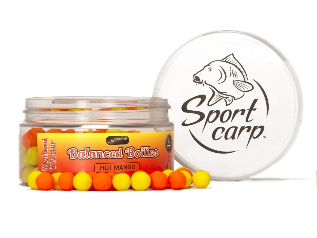 Sportcarp Method Feeder Balanced Boilies 9mm Příchuť: Hot Mango