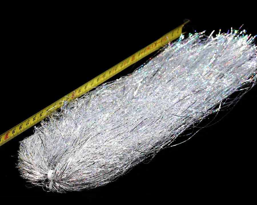 Sybai Streamerové Vlasy Magnum Sparkle Hair UV Silver