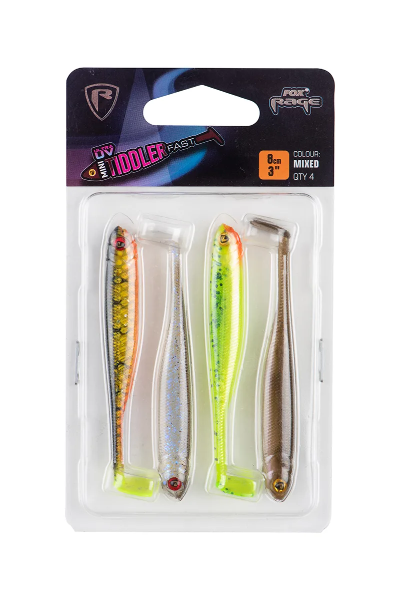 Fox gumová nástraha mini tiddler mixed colour packs 4 ks – Fox Rage