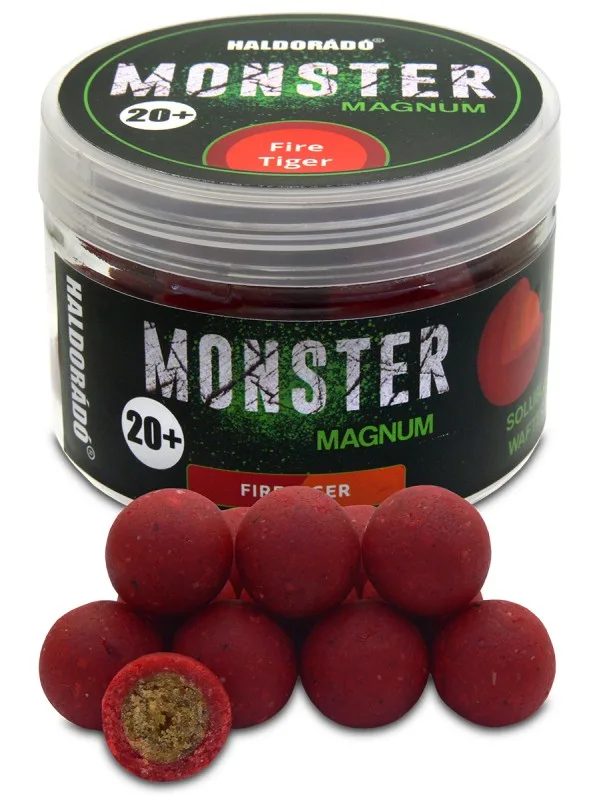 Haldorádó rozpustné boilies monster magnum fire tiger 80 g 20+ mm
