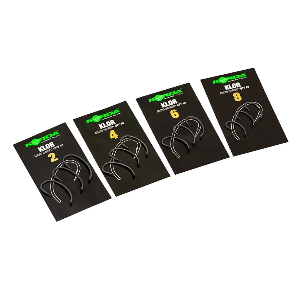 Korda Háčky Klor Hooks Barbless 10ks Velikost háčku: #4