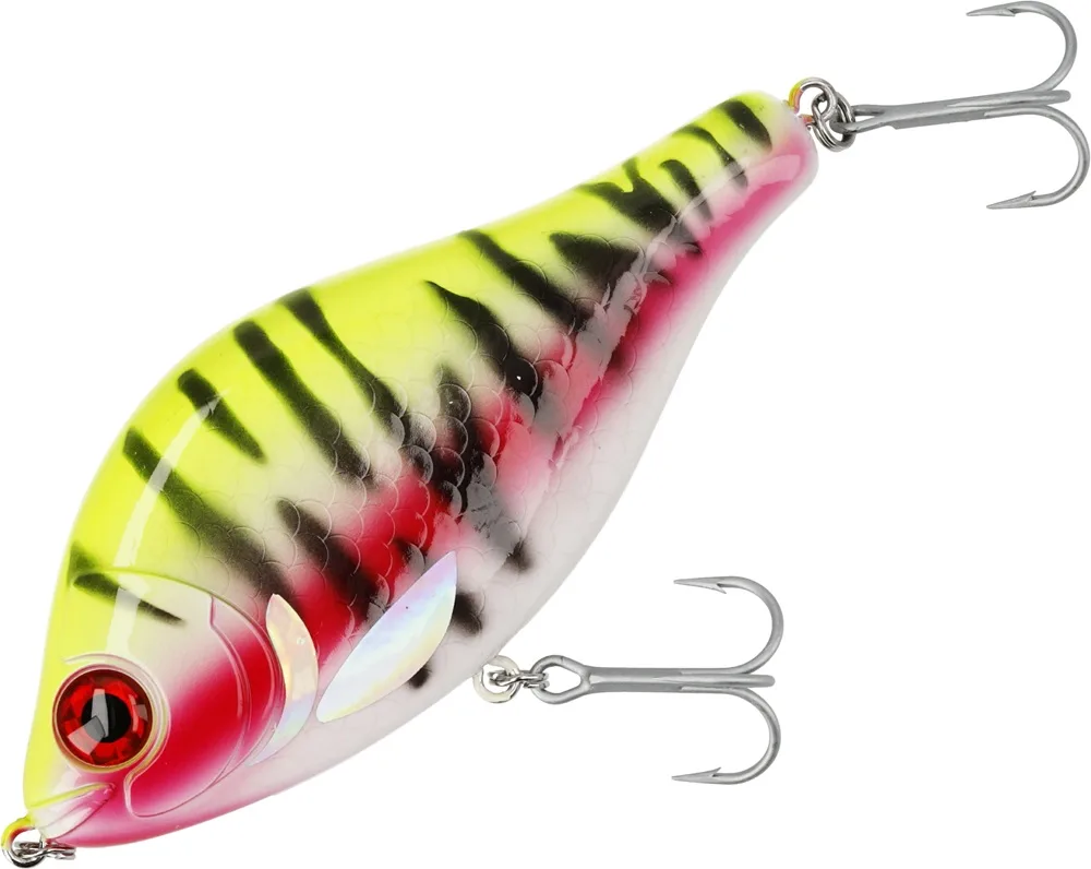 Mikado wobler mft jerk sinking lemon tiger - 10 cm 51 g