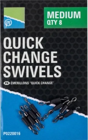 Preston Obratlík Quick Change Swivels 8ks Velikost: Small