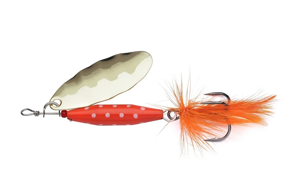 Abu garcia třpytka reflex red sinking gold - 6,5 cm 18 g