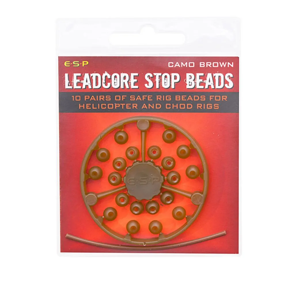 ESP zarážky Leadcore Stop Beads Camo Brown