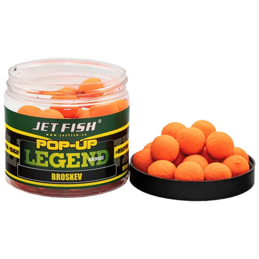 Jet Fish Plovoucí Boilie Legend Range Broskev Hmotnost: 80g, Průměr: 20mm