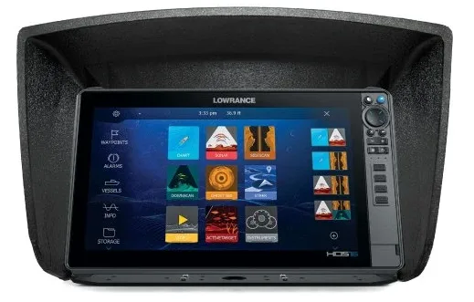 Sunvisor sluneční clona pro lowrance hds pro 10/hds live 10 vysoká rychlost