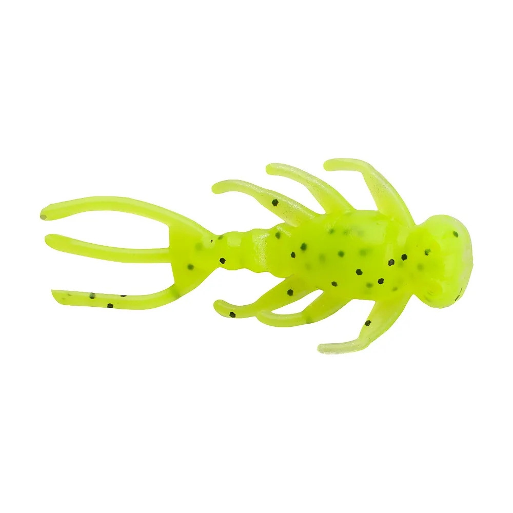 Berkley gumová nástraha mayfly 2 cm 14 ks - chartreuse shad