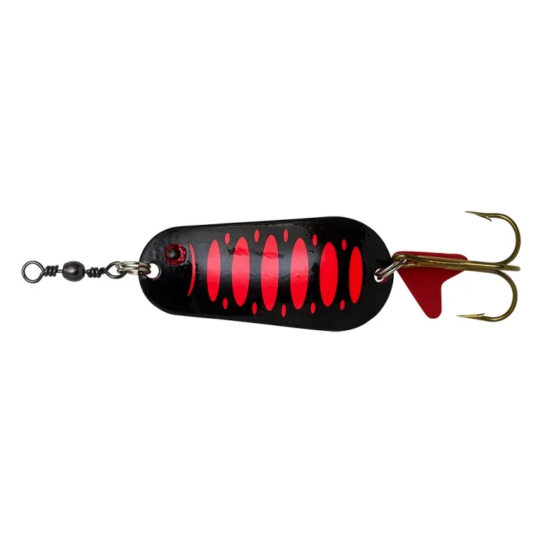 DAM Plandavka Effzett Standard Spoon Fluo Red/Black UV - 5,5cm 22g