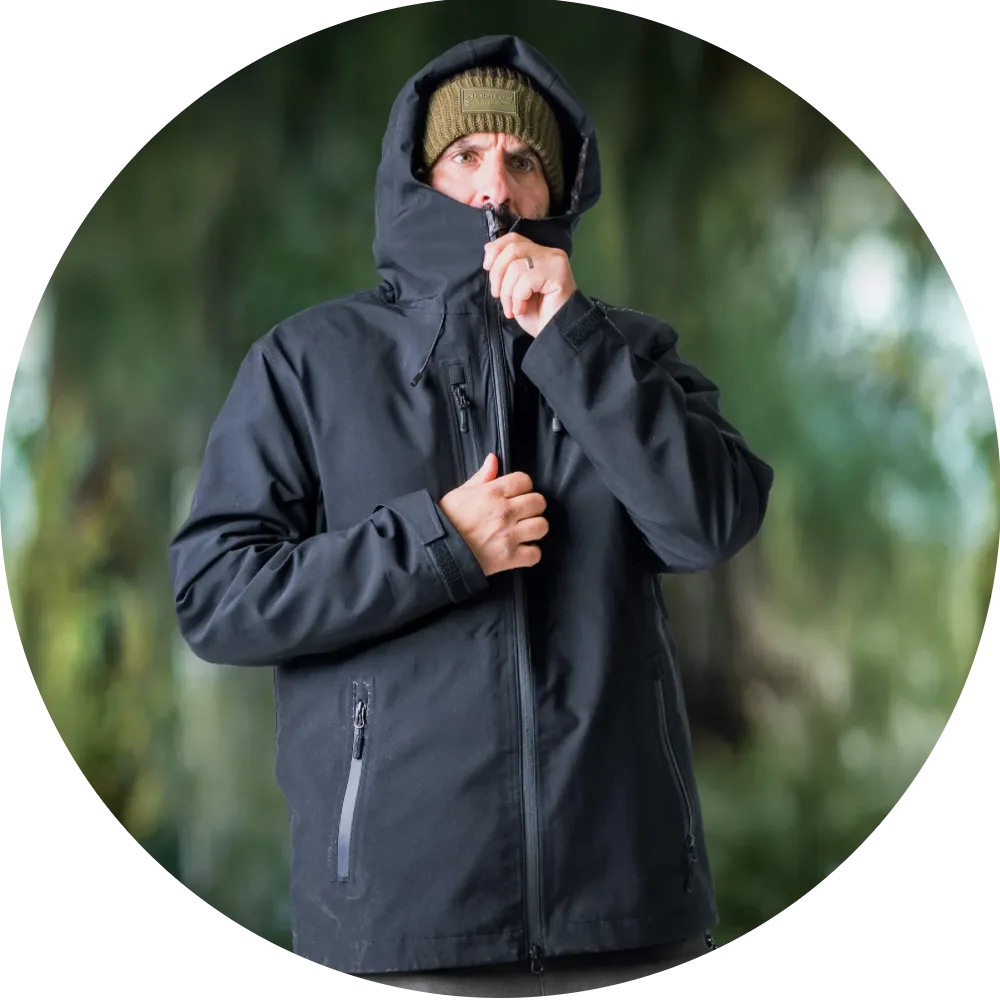 One more cast bunda splash camo knight waterproof jacket - m