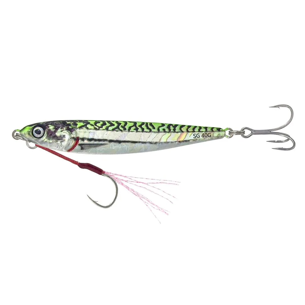 Savage gear pilker 3d anchovy jig green mackerel - 8 cm 30 g
