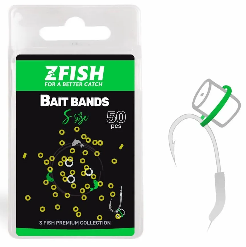 Zfish nástrahový kroužek micro bait bands 50 ks - m