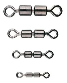Cralusso obratlík double swivel 12 ks - velikost 14