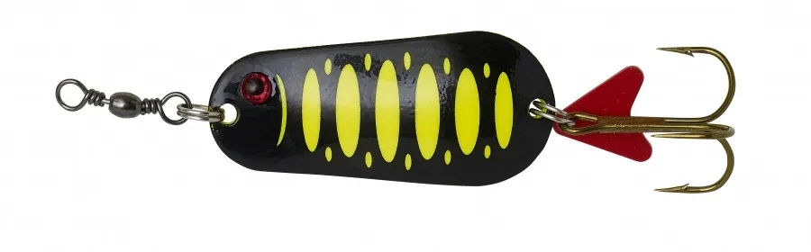 Dam Plandavka Effzett Standard Spoon Fluo Yellow/Black UV Délka: 8cm, Hmotnost: 45g