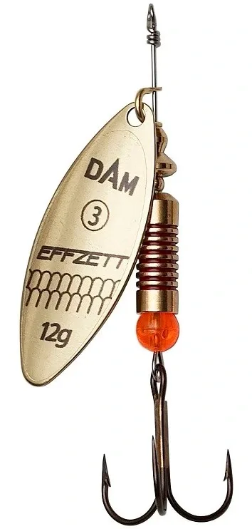 Dam Třpytka Effzett Predator Spinner Gold Hmotnost: 7g, Velikost: #2
