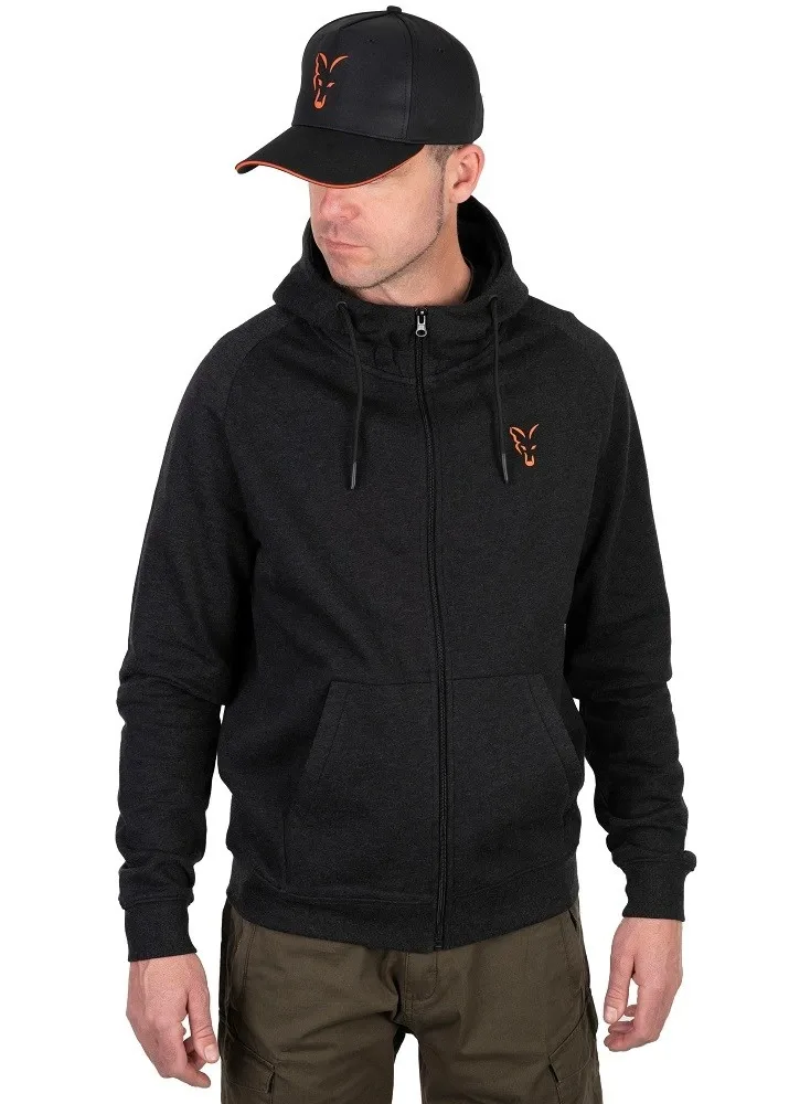 Fox Mikina Collection Lightweight Hoodie Orange Black Velikost: L