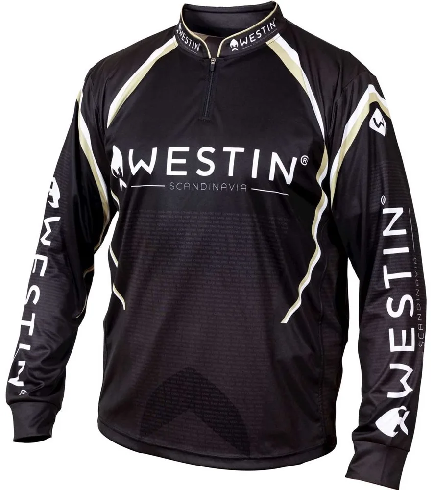 Westin funkční triko s dlouhým rukávem tournament shirt black/grey - xxl