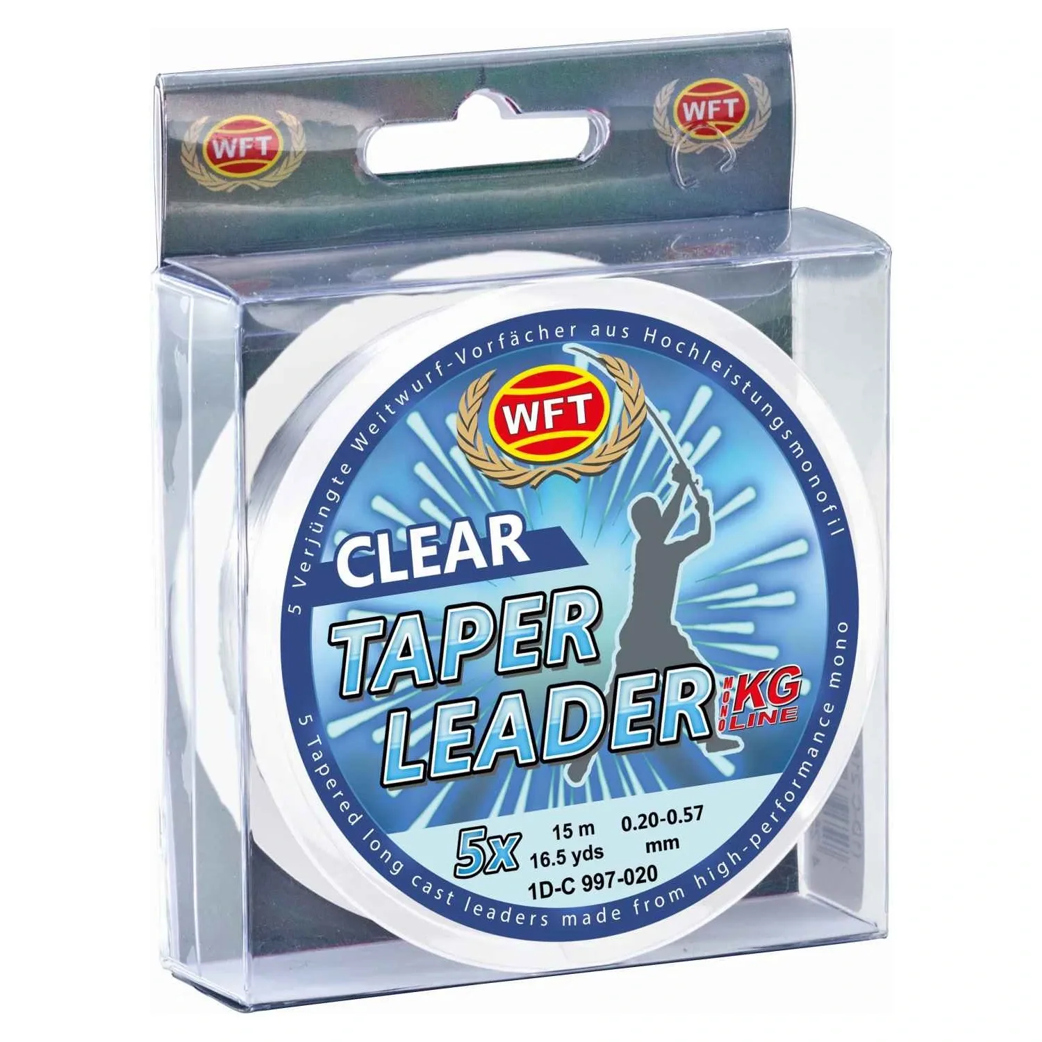 WFT Vlasec TAPER LEADER 5x15m Varianta: 0,28mm - 0,57mm