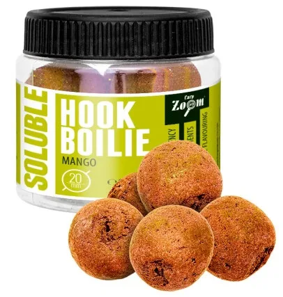 Carp zoom rozpustné boilie soluble hook boilie 110 g 20 mm - mango – CARPZOOM