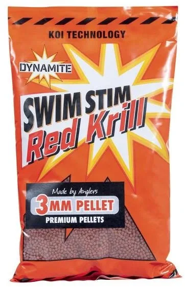 Dynamite Baits Pellets Carp Swim Stim Red Krill 900g Hmotnost: 900g, Průměr: 3mm