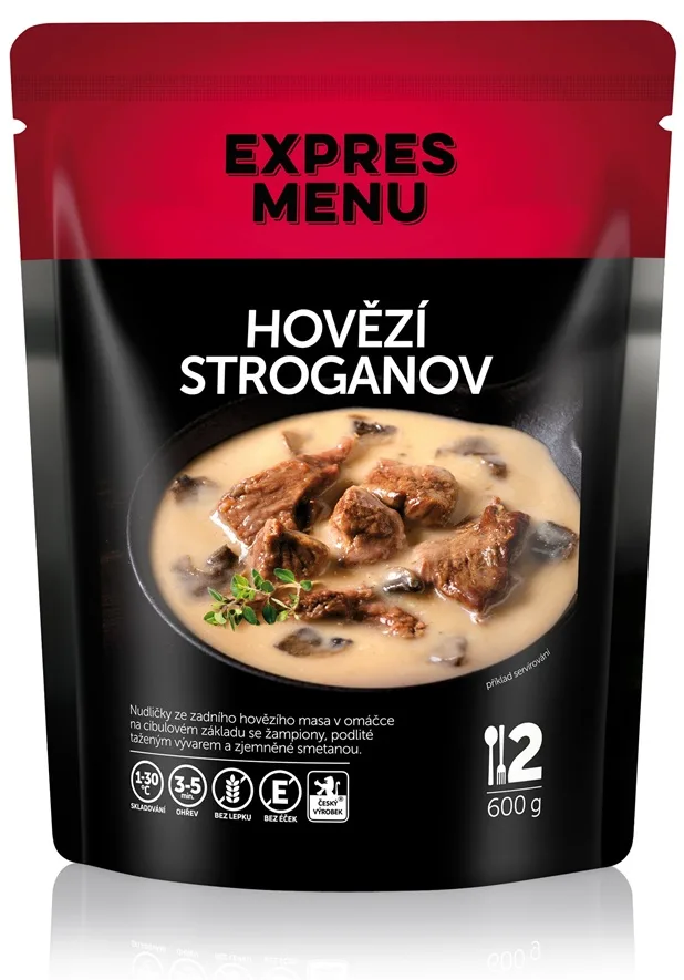 Expres menu hovězí stroganov 600 g